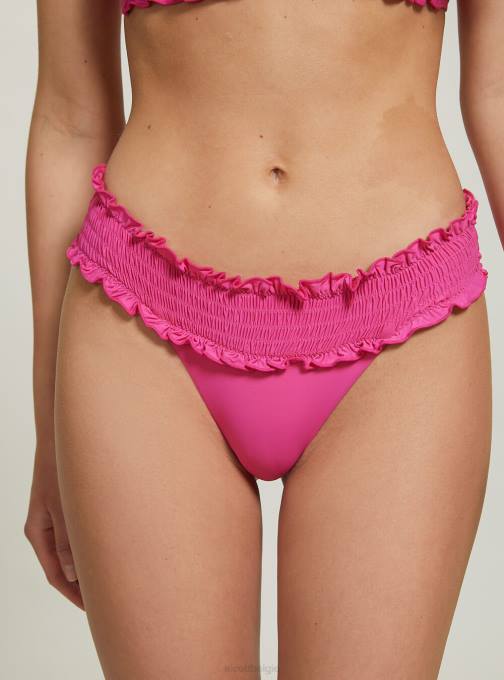 vrouwen Alcott bk1 zwart Getextureerd bandeau bikinibroekje kleding PT24387