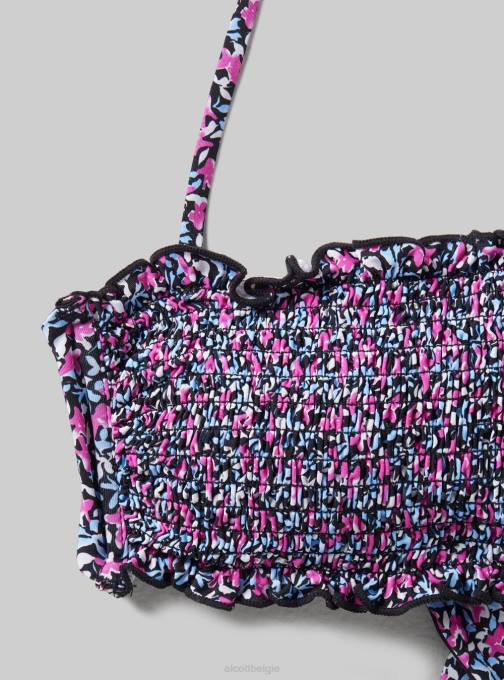 vrouwen Alcott veelkleurig Bandeau-bikinitop met textuur kleding PT24482