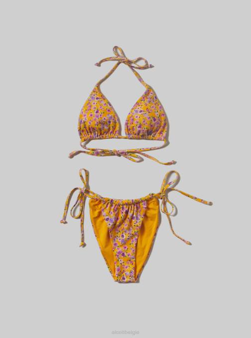 vrouwen Alcott veelkleurig Zwemkostuum met striksluiting van gerecycleerde stof kleding PT24199