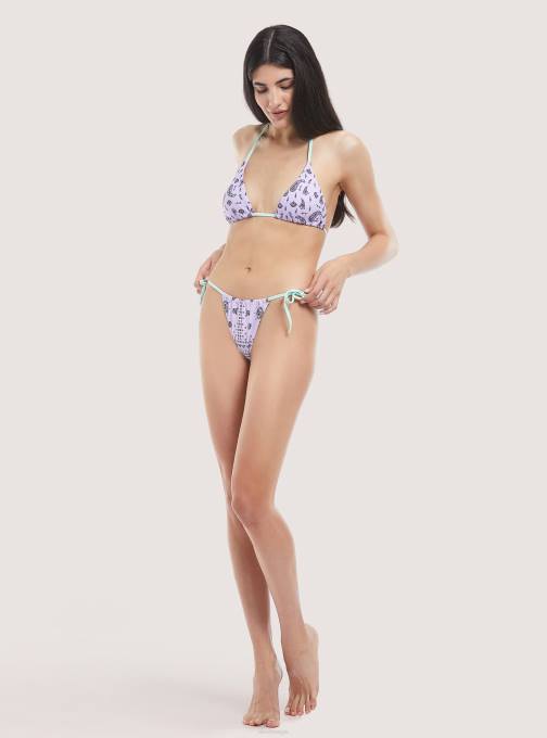 vrouwen Alcott veelkleurig geribbelde slip van gerecyclede stof kleding PT24172