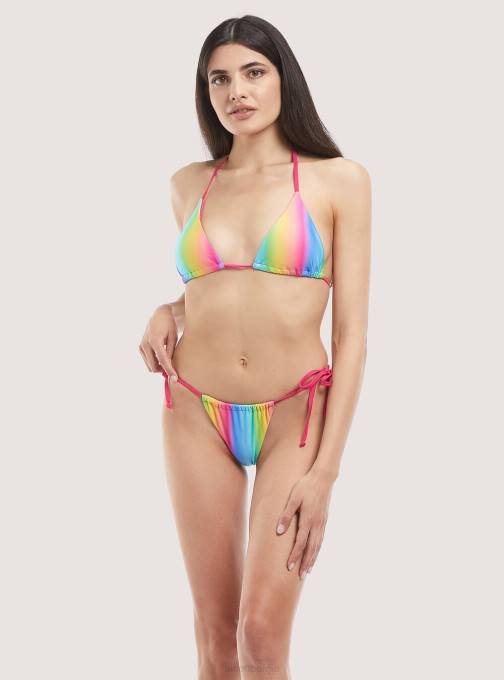 vrouwen Alcott veelkleurig geribbelde slip van gerecyclede stof kleding PT24484