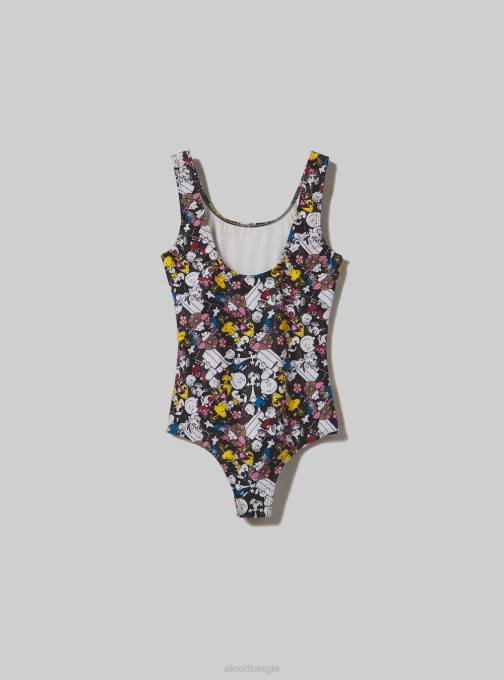 vrouwen Alcott zwart kostuum pinda's kleding PT24131