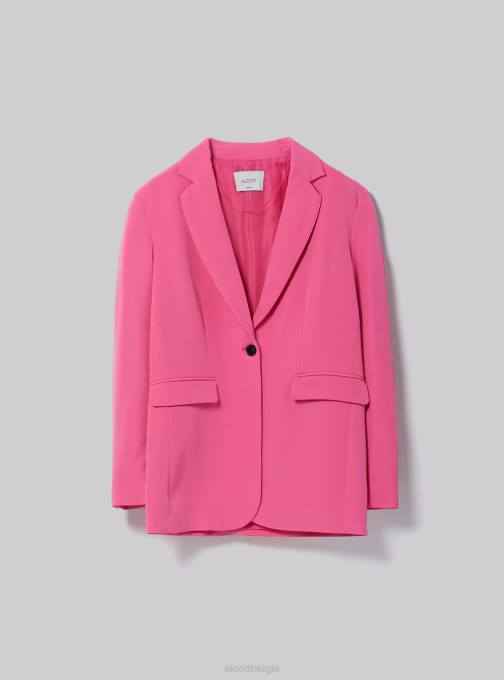 vrouwen Alcott bk1 zwart Blazer met enkele rij knopen kleding PT2483