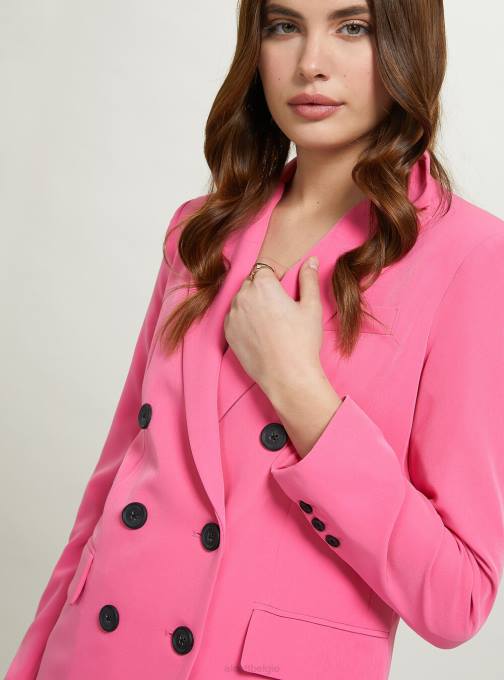 vrouwen Alcott fx2 fuxia medium blazer met dubbele rij knopen kleding PT2482