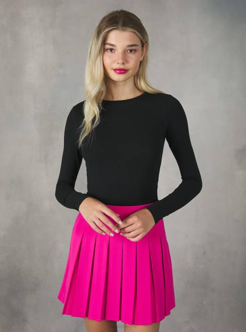 vrouwen Alcott bk1 zwart bodysuit met lange mouwen kleding PT24175