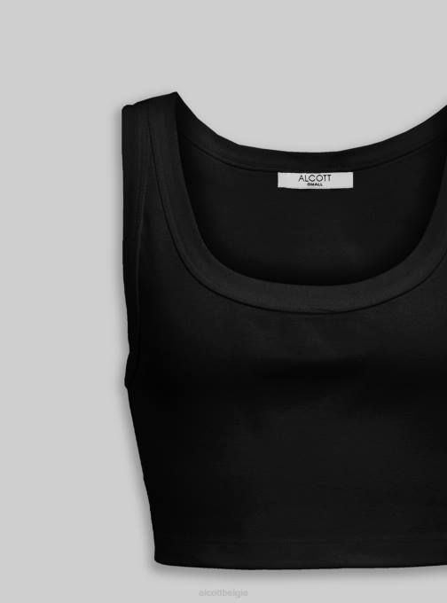 vrouwen Alcott bk1 zwart canotta basisgewas en costine kleding PT24438