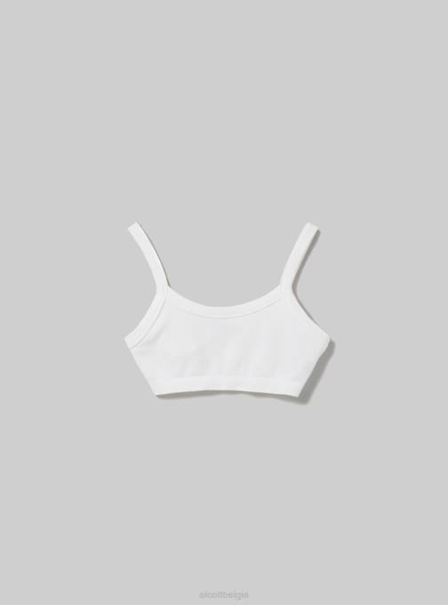 vrouwen Alcott bk1 zwart geribbelde bh-top kleding PT24246