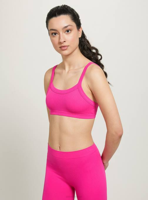 vrouwen Alcott bk1 zwart geribbelde bh-top kleding PT24271