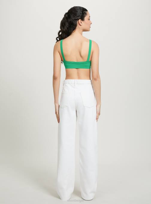 vrouwen Alcott bk1 zwart geribbelde bh-top kleding PT24319