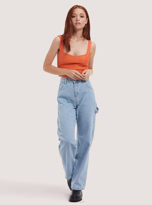 vrouwen Alcott ky1 kaky donker cropped bustier kleding PT24126