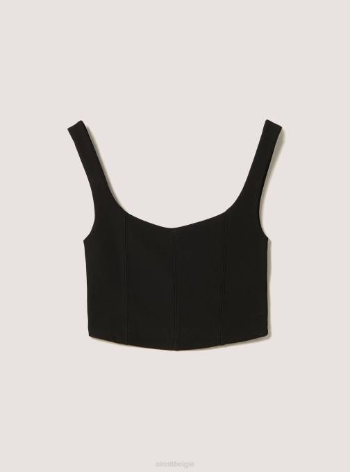 vrouwen Alcott ky1 kaky donker cropped bustier kleding PT24182