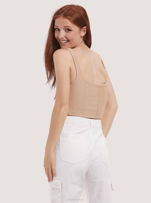 vrouwen Alcott ky1 kaky donker cropped bustier kleding PT24337