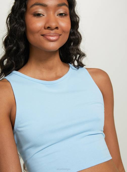 vrouwen Alcott wh2 wit croptop met veters kleding PT24275