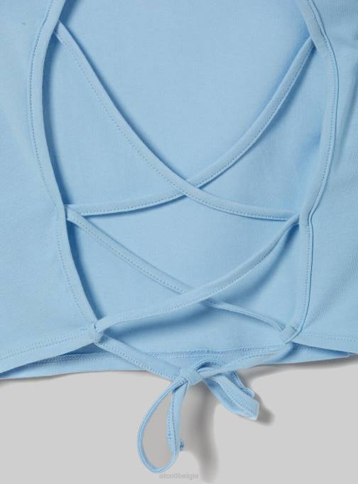 vrouwen Alcott wh2 wit croptop met veters kleding PT24275