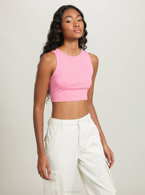 vrouwen Alcott wh2 wit croptop met veters kleding PT24333