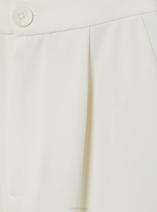 vrouwen Alcott bk1 zwart broek met wijde pijpen en plooien kleding PT24103