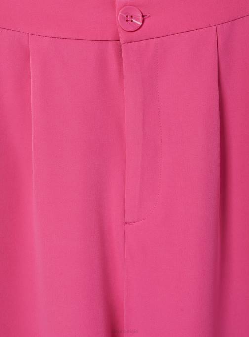 vrouwen Alcott bk1 zwart broek met wijde pijpen en plooien kleding PT2484