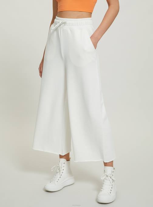 vrouwen Alcott bk1 zwart cropped fleecelegging met elastische tailleband kleding PT24207