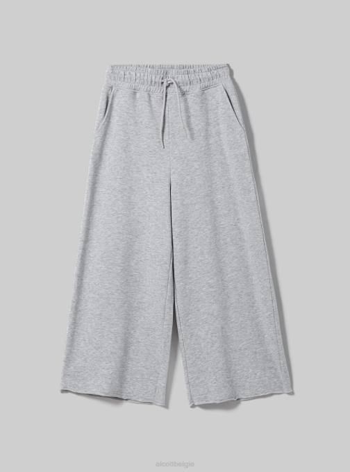 vrouwen Alcott bk1 zwart cropped fleecelegging met elastische tailleband kleding PT24232