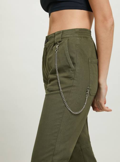 vrouwen Alcott bk1 zwart joggingbroek met ketting kleding PT24298