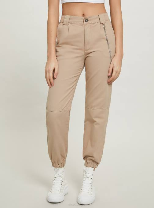 vrouwen Alcott bk1 zwart joggingbroek met ketting kleding PT2430