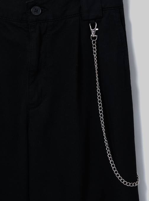 vrouwen Alcott bk1 zwart joggingbroek met ketting kleding PT2440