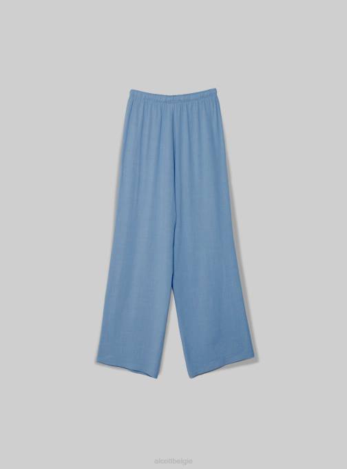 vrouwen Alcott bk1 zwart pantaloni palazzo met coulisse kleding PT24254