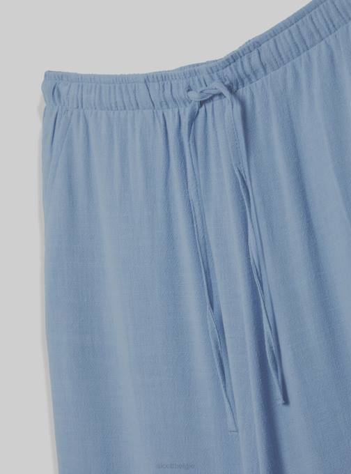 vrouwen Alcott bk1 zwart pantaloni palazzo met coulisse kleding PT24254