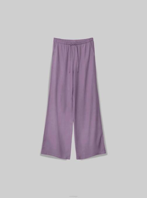 vrouwen Alcott bk1 zwart pantaloni palazzo met coulisse kleding PT24280