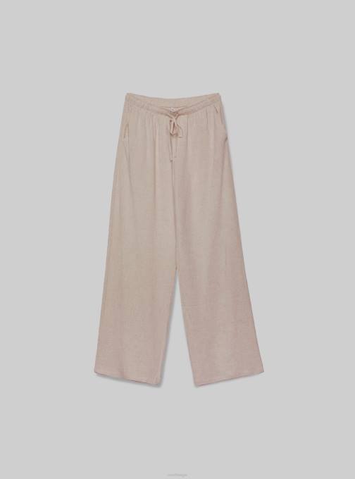 vrouwen Alcott bk1 zwart pantaloni palazzo met coulisse kleding PT24348