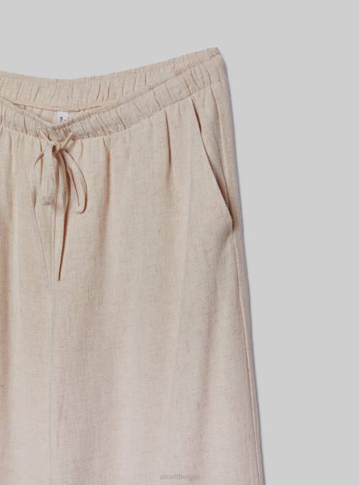 vrouwen Alcott bk1 zwart pantaloni palazzo met coulisse kleding PT24348