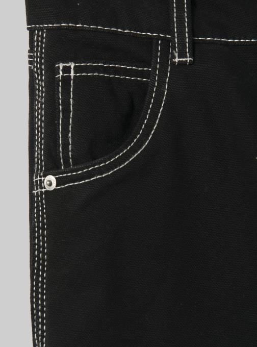 vrouwen Alcott bk1 zwart timmerman canvas broek kleding PT24148