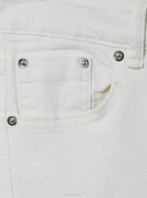 vrouwen Alcott wh1 gebroken wit flare broek van stretchkeperstof kleding PT2460