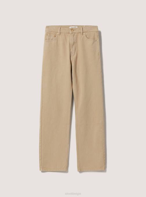 vrouwen Alcott wh1 gebroken wit rechte broek van keperstof kleding PT24329