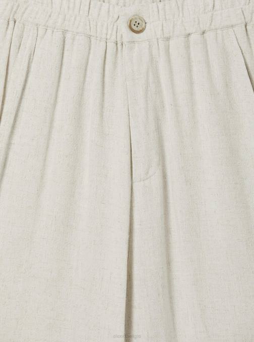 vrouwen Alcott wh2 wit culottebroek van linnenmix kleding PT24472