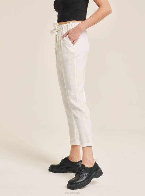 vrouwen Alcott wit joggingbroek met riem kleding PT2494