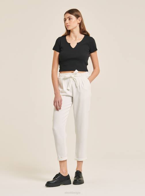 vrouwen Alcott wit joggingbroek met riem kleding PT2494