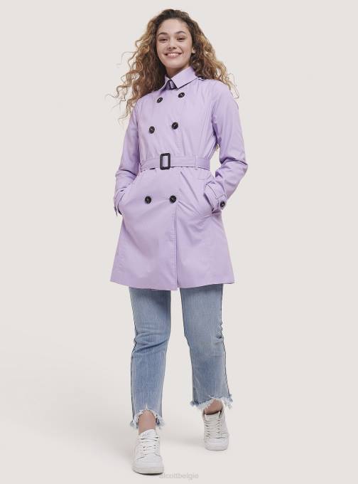 vrouwen Alcott beige zachte trenchcoat met riem kleding PT24519