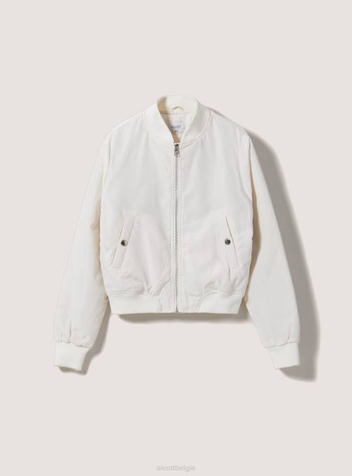 vrouwen Alcott bk1 zwart cropped bomberjack met gerecyclede vulling kleding PT2433