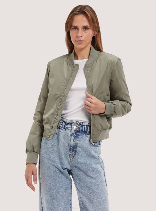 vrouwen Alcott bk1 zwart cropped bomberjack met gerecyclede vulling kleding PT24408