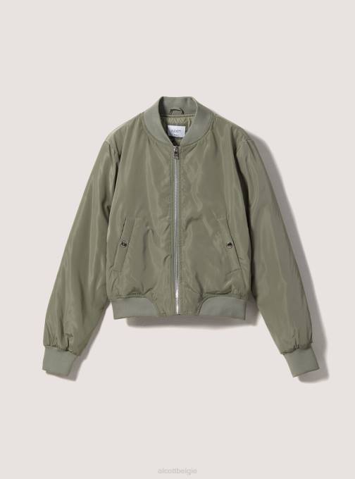 vrouwen Alcott bk1 zwart cropped bomberjack met gerecyclede vulling kleding PT24408