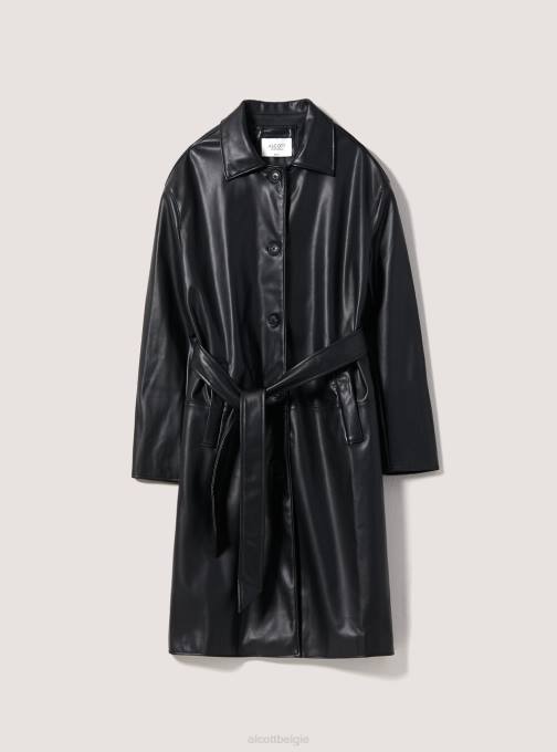 vrouwen Alcott bk1 zwart geul effetto pelle kleding PT24345