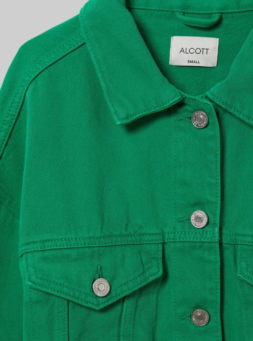 vrouwen Alcott fx2 fuxia medium giubbotto bijgesneden in denim colorato kleding PT24129