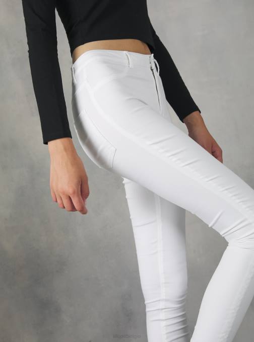 vrouwen Alcott d000 zwart superskinny jeans met hoge taille van stretchdenim kleding PT24267