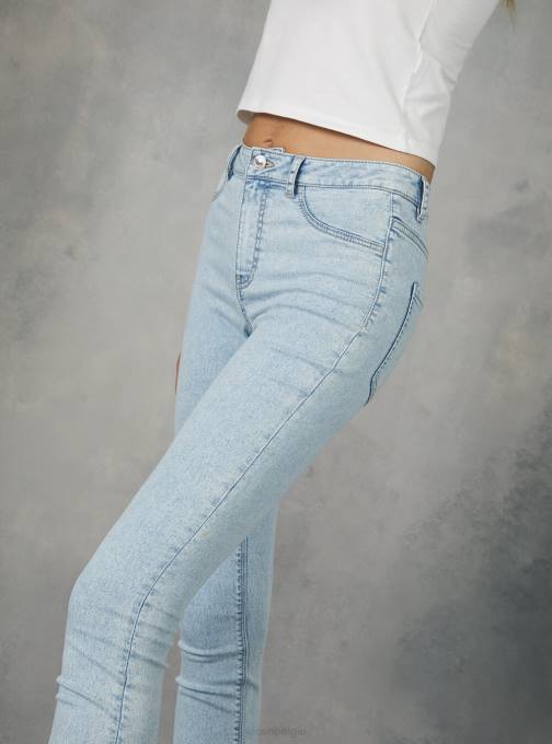vrouwen Alcott d000 zwart superskinny jeans met hoge taille van stretchdenim kleding PT24461