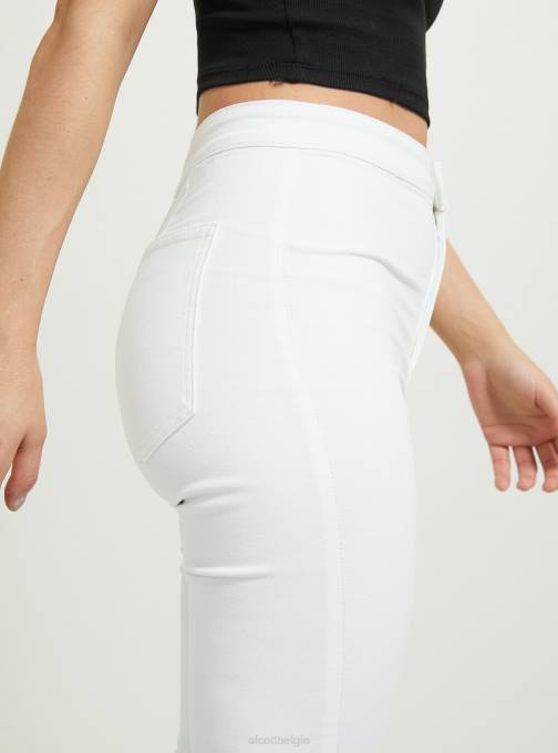 vrouwen Alcott d002 midden donkerblauw jegging flare hoge taille kleding PT24143