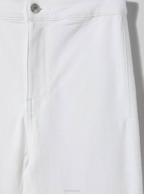 vrouwen Alcott d002 midden donkerblauw jegging flare hoge taille kleding PT24143