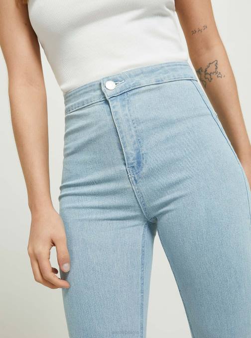 vrouwen Alcott d002 midden donkerblauw jegging flare hoge taille kleding PT24338