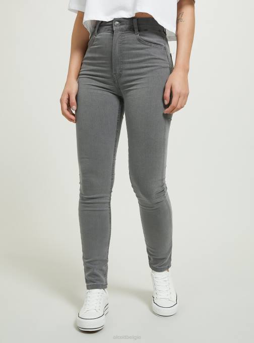 vrouwen Alcott d002 midden donkerblauw skinny-fit jeans met hoge taille kleding PT24121