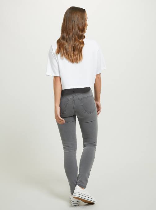 vrouwen Alcott d002 midden donkerblauw skinny-fit jeans met hoge taille kleding PT24121